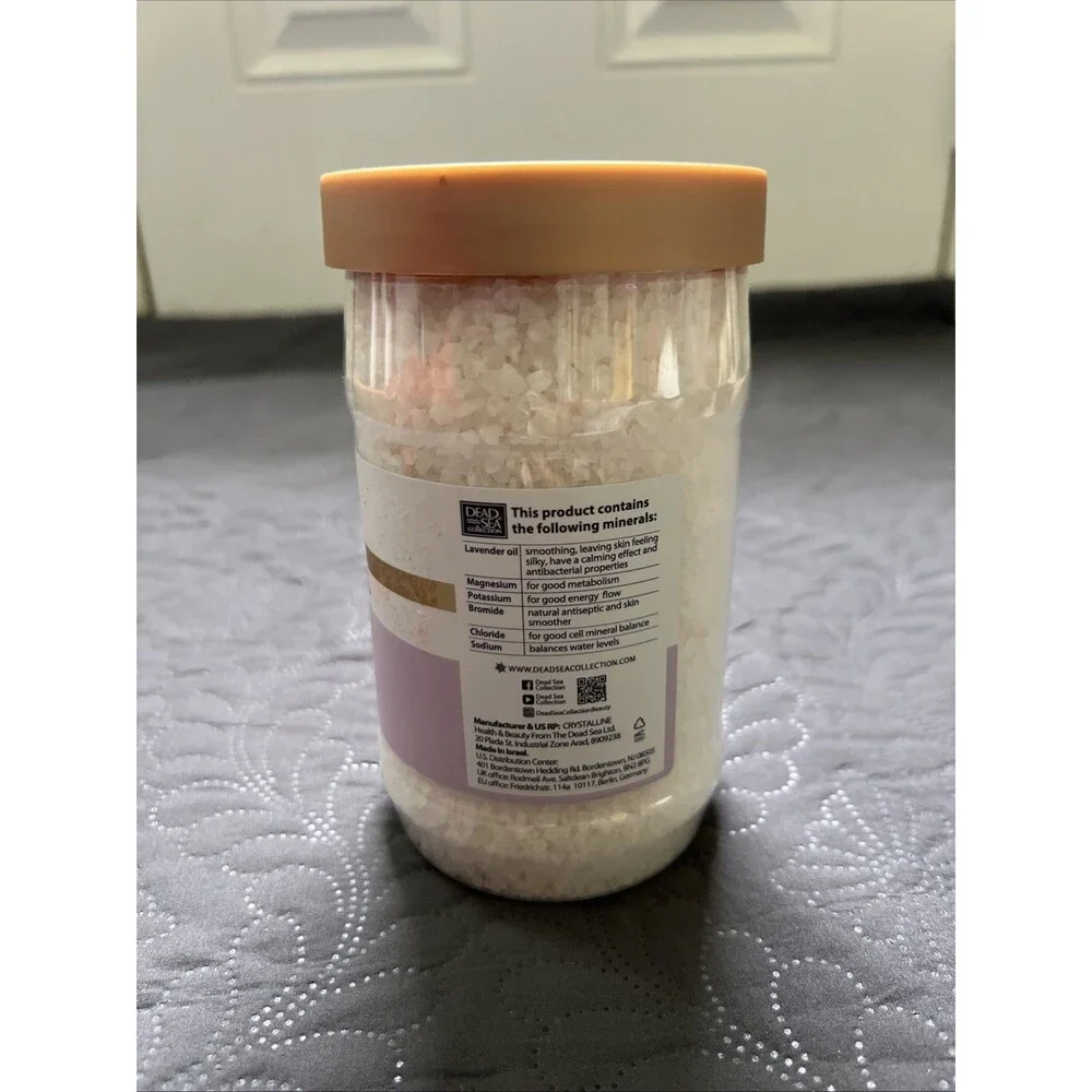 Dead Sea Collection Reviving and Calming Bath Salts Lavender 34.2 Oz Wellness